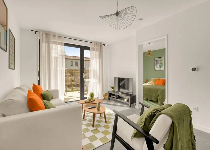 T3 Cosy Avec Prive - Detente Aux Sept Deniers Lägenhet Toulouse